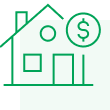 Icon illustration of a house